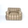 Handwalking chair "Comfort", size 80x90 cm, brown color, matting
