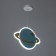 Suspended lamp "Planet" LED 24W Blue 30x5x60cm
