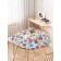 Tables on the table “Color Paints”, round, oxford, elastic band, size 120x120 cm, diameter 75-100 cm