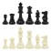 Chess figures Tournament Leap, 32 pcs, King H-9.5 cm, Pig H-5 cm, polypropylene