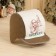 Set for the bath: the hat and rug "owner" green