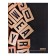 Notebook for recording foreign words a5 "Cubes", cover coated cardboard, density of 60 g/m2, OFSET BOLL