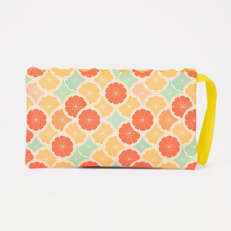Lightning cosmetic bag, orange color-1
