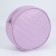 Bag Women's Round Artificial Leather, 18x18 cm, lilac color