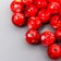 Beads for creativity Plastic "Balls Shadow Red" set 20 grams d = 1 cm
