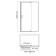 Shower door Wasserkraft AISCH 55P05, 1200x2000 mm, transparent, intense, gold