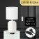 RUMINA table lamp E14 40W white 13x13x27 cm