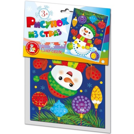 Set for creativity. Drawing from Ryzes "Snowman" (with Christmas toys)-2
