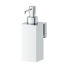 Liquid soap dispenser, chrome