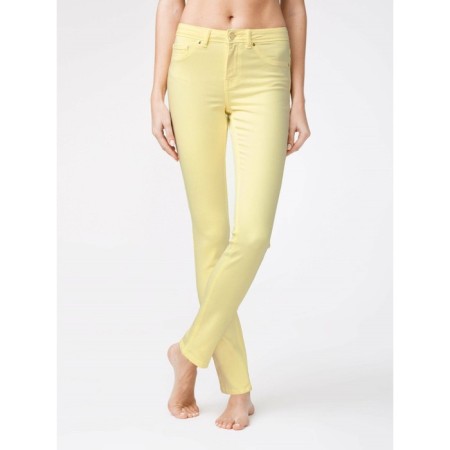 Women's jeans modeling CONTE ELEGANT, size S, PASTEL YILLOW color-1