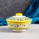 Sugar of Rishtan ceramics "Flowers", 250 ml, yellow
