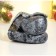 Figure "Snake on Stone" silver, 8x11.5cm