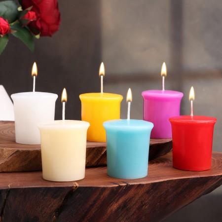 Aromatic candle "Cherry, fruits, strawberries, vanilla, freshness, cotton", set 6 in 1