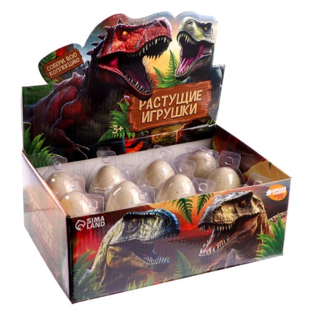 Growing animals natural egg maxi "dinosaurics" mix-1