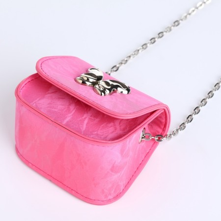 Female bag on a magnet, pink color-9