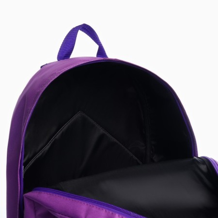 School Youth Backpack "Leopard", 33x13x37, lightning department, n/pocket, purple-4