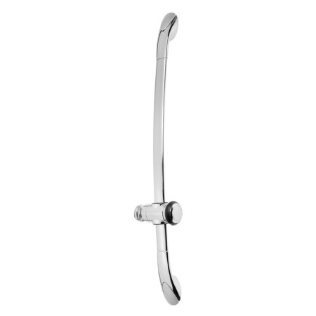 Shower stand zein h02, with a holder, curved, chrome