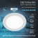 Lamp built -in era LED, IP20, 9W, 146 mm, 6500k, 400lm, white color
