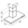 Exposure MBS Musa 160 Inox, fireplace, 890 m3/h, 3 speeds, 60 cm, silver
