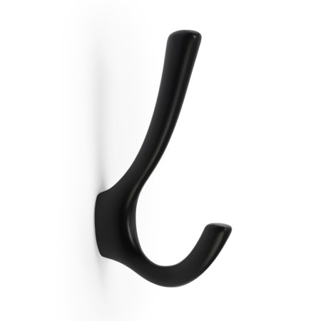 Furniture hook CAPPIO TKD029, two -rod, black color