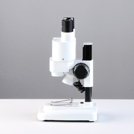 Laboratory compact microscope, multiplicity 10, backlight-1