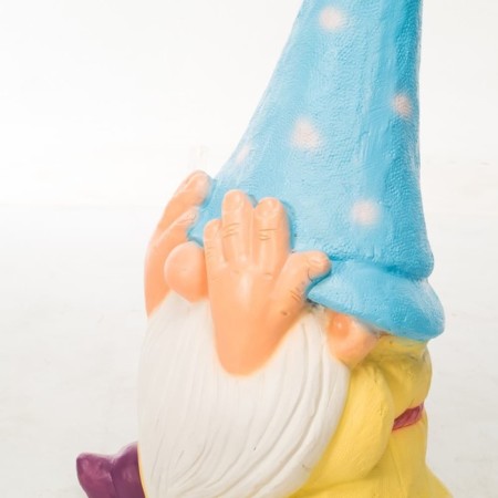 Garden Figure "Dwarf Nevil" Blue, 43x38x85cm-1