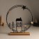 Souvenir metal, tree Light "House. Night Sky" 6x25.5x26.5 cm