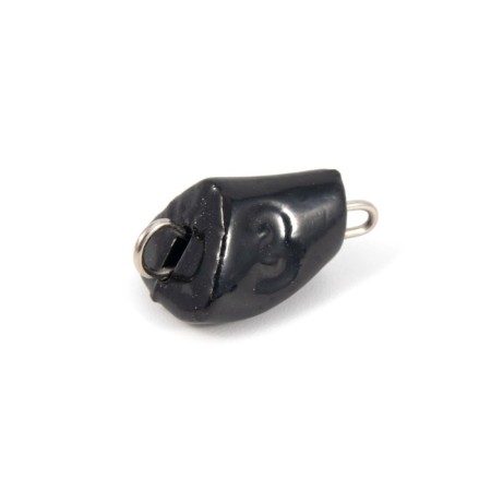 Cargo of a bullet-exentric painted paved Yaman 10 pcs., 3 g, black-1