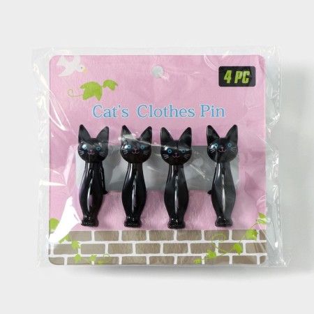 Cat Concepts Set of Cats, 4 pcs, 7 × 2 × 4 cm, black color-3