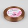 Satin tape, 12 mm × 23 ± 1 m, color light brown No. 136