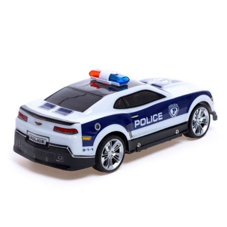 The radio -controlled "Patrol" machine works on batteries, lighting effects, mixtures-2