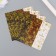 Stick Paper "Budons" embossing 3x9 cm sheet 10x10 cm