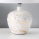 Traffic lamp with lampshade Risalux "Sarin", E27, 40 W, white-gold, 30 × 30 × 39.5 cm