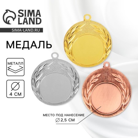 Medal for application 033, D = 4 cm. The color of the bronze. Without a tape