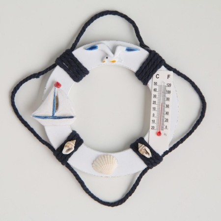 Interior souvenir "Rescue Circle" with a thermometer 10*10cm-5