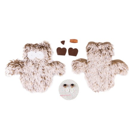 Set for creativity. Soft toy of fur "Council"-1