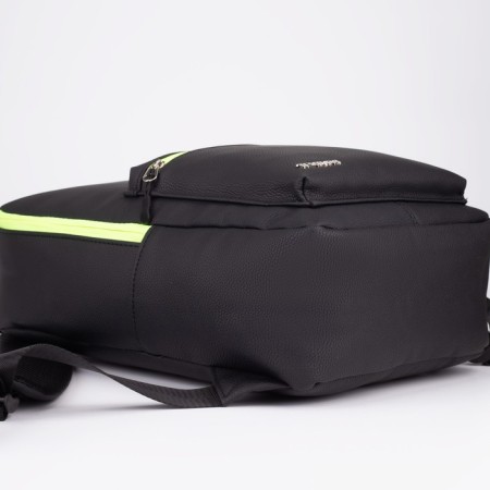 Women's backpack made of artificial leather, Textura, black color-4