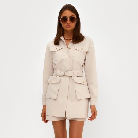 Women's shirt minku: Casual Collection Milk color, river 44