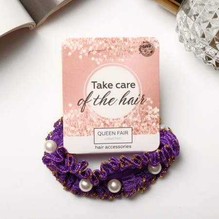 Hair gum "Mika" purple