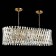 Suspension lamp ST LUCE. SL1170.303.12. Fabio. 12x40 W, E14, 100x35x29 cm, brass color
