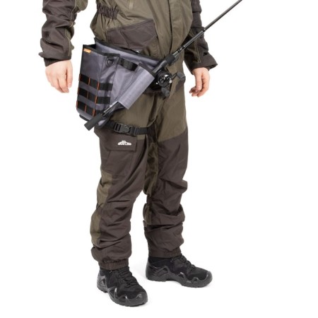 Bag Fisheries Belt River Fishowing Pocket HIP, 30x22x6 cm, color gray + 1 box-5