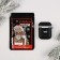 Case for wireless headphones for the New Year "Happy New Year", 5.5 x 4.7 cm