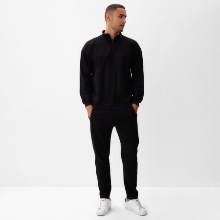 Men's pants Minaku: minku: Casual Collection man Black color, rr 46-1