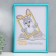 Photo frame L-4 21x30 cm turquoise (plastic screen)