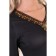 Female dress, size 46, black color
