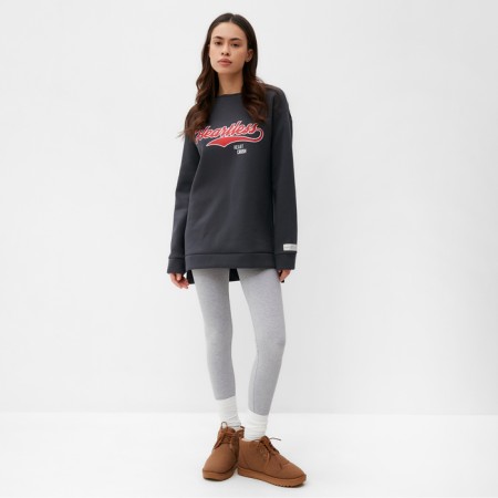 A sweaty female sweatshirt with the basis of Mist Cozy Style, graphite, size 50-1