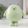 Pigpie Polystone "Puffy Green Bear" 16x11x16.5 cm