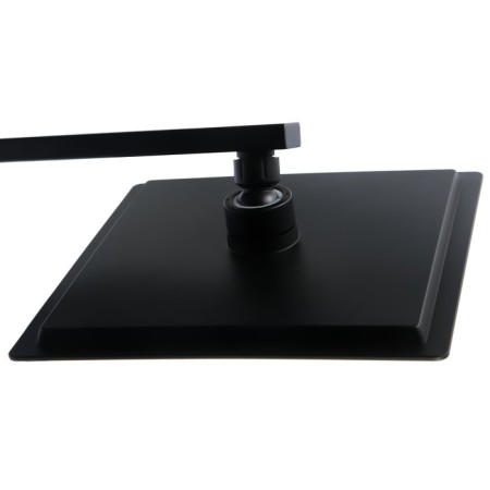 Showing system Accoona A83306F, one -leaf, thermostat, tropical shower, watering can, black-2