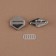 Bag Fraille, 3.1 × 3.1 cm, pearl silver color