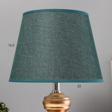 Lamina table lamp E14 40W green-gold 22x22x40 cm-2